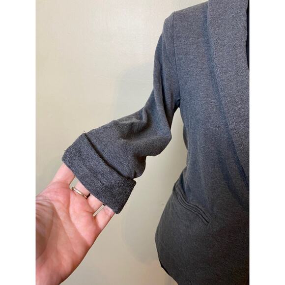 Joie Neville Knit Blazer XXS Gray Jacket Classy - Picture 3 of 7
